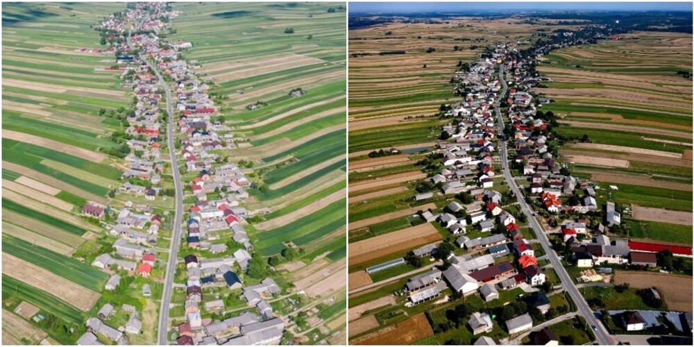 Suloszowa: a Polish village where 6,000 people live along one street (8 photos + 1 video) » Nevsedoma