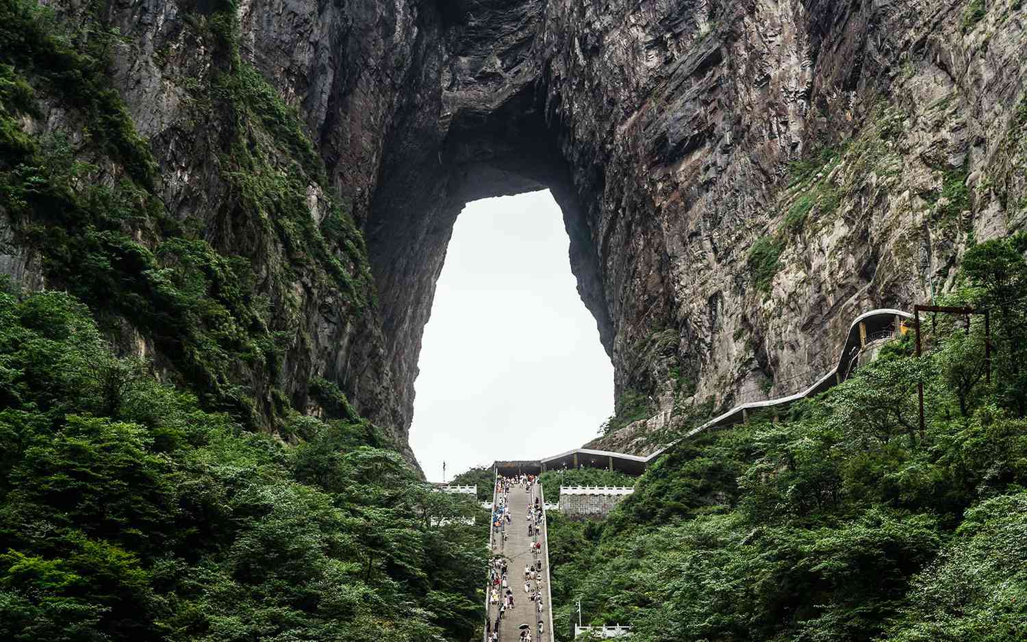 There's an Actual Stairway to Heaven — With 999 Steps — in China